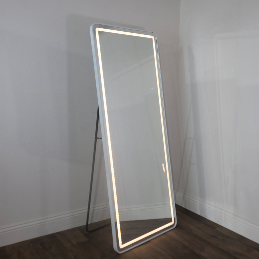 White LED Cheval Mirror 170x70cm | Modern Irish Design