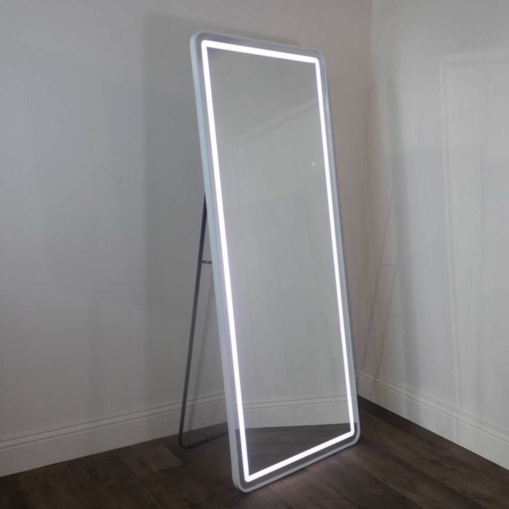 White LED Cheval Mirror 170x70cm | Modern Irish Design