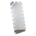 Gold LED Bulb Cheval Mirror 170x70cm | Statement Piece