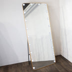 Gold LED Bulb Cheval Mirror 170x70cm | Statement Piece