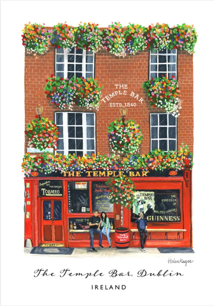 Temple Bar Pub Dublin Print – Archival Ireland Wall Art