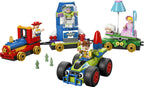 LEGO Disney & Pixar Toy Story Celebration Train & RC Car set 43264 with Woody, Jessie, Bo Peep and Buzz Lightyear, train engine, two wagons and remote‑control car