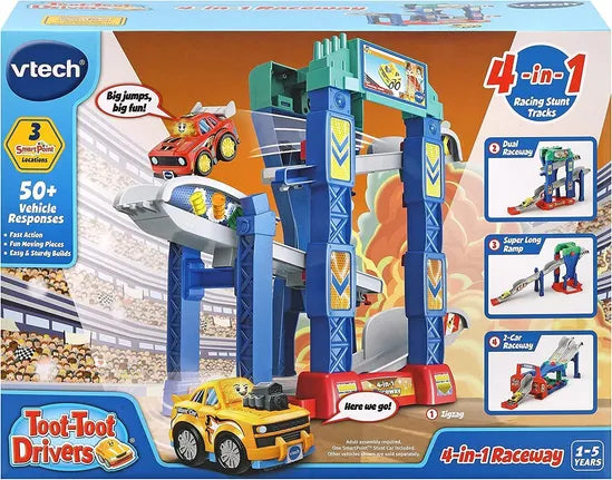 VTech Toot-Toot Drivers 4-in-1 Raceway Playset