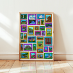 Turas Bóthair Print – 32 County Irish Road Trip Art