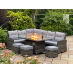 Amalfi Corner Unit with Firepit