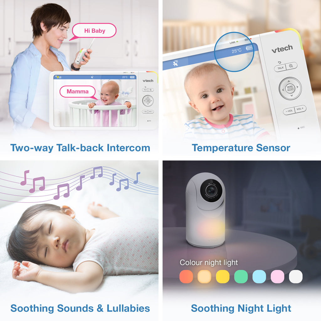 VTech VM7367HD 7" HD Video Baby Monitor