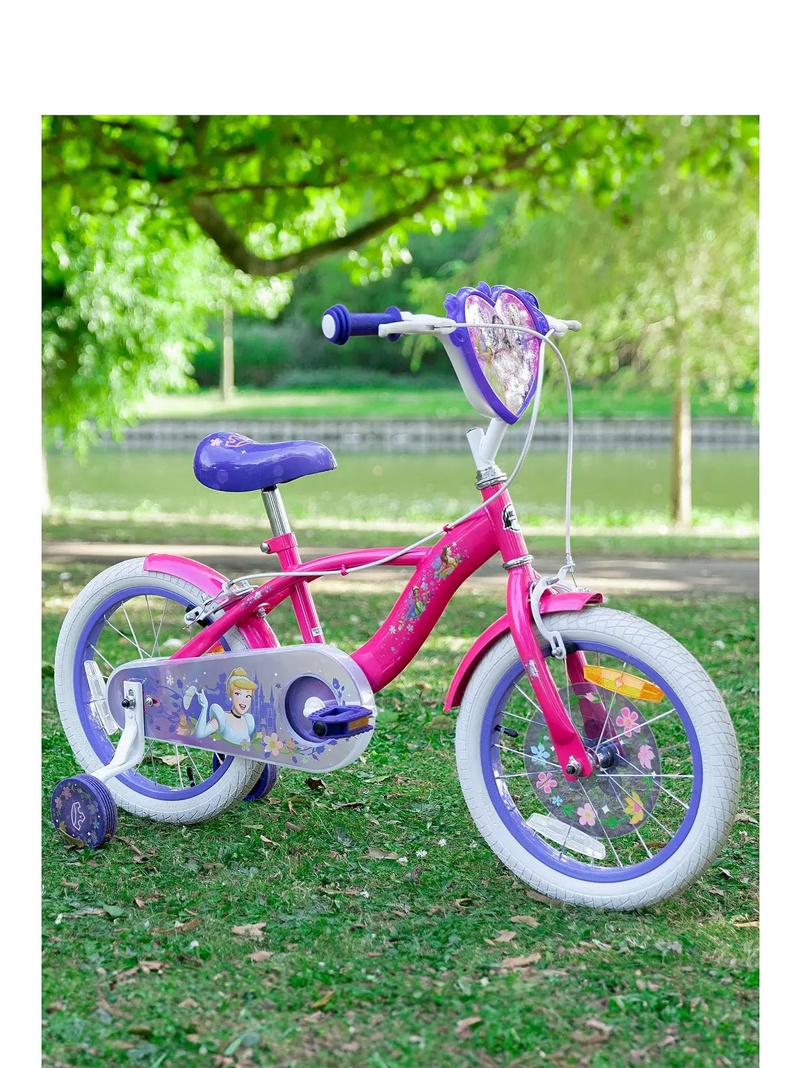Huffy Disney Princess 16" Kids Bike – With Stabilisers