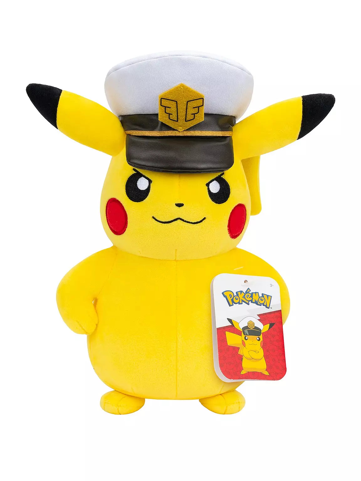 Pokémon Captain Pikachu Plush - 8-Inch Soft Plush