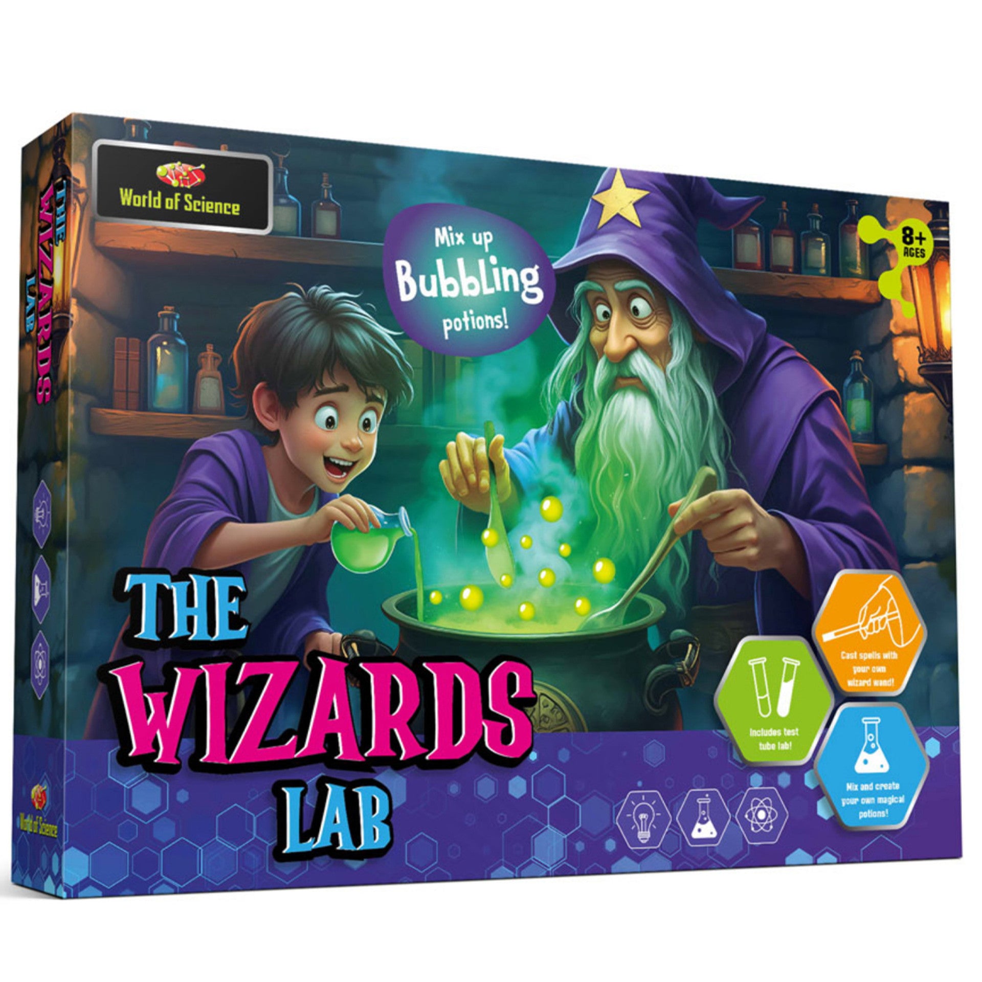 Box of World of Science Wizard’s Lab STEM kit for kids