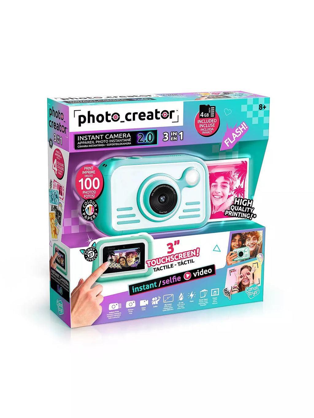 Photo Creator Camera 2.0 – 48MP, Instant Prints + HD Video