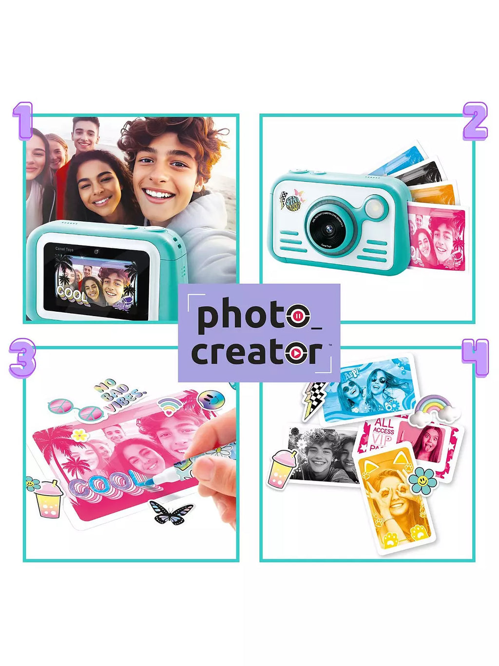 Photo Creator Camera 2.0 – 48MP, Instant Prints + HD Video