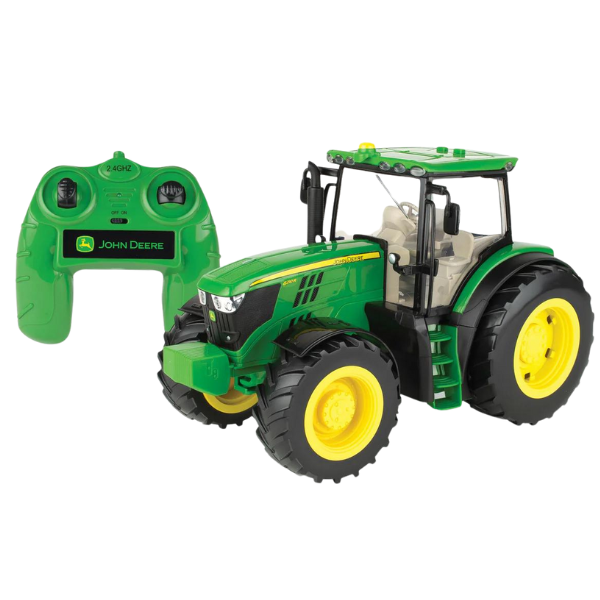 Britains Big Farm John Deere 6210R Remote Control Tractor – Lights, Sounds & Hitch