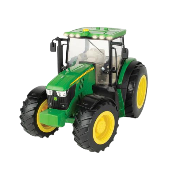 Britains Big Farm John Deere 6210R Remote Control Tractor – Lights, Sounds & Hitch