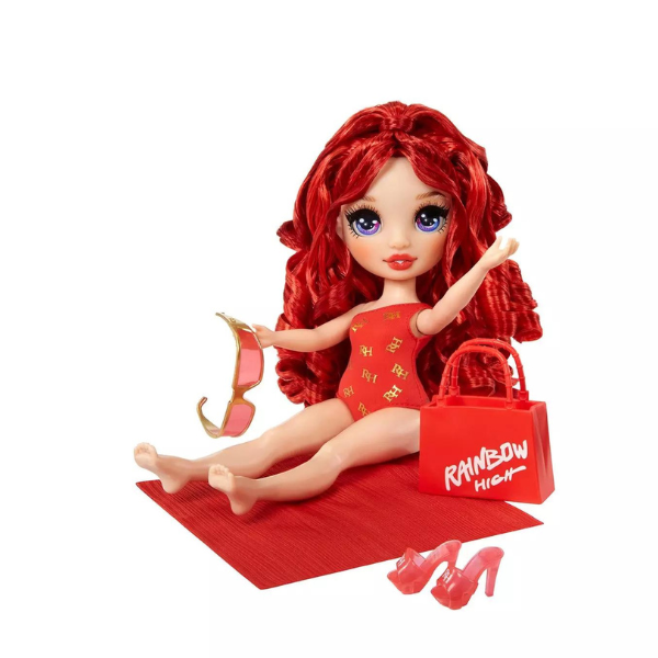 Rainbow High Swim & Style Ruby Doll – Red Fashion Doll