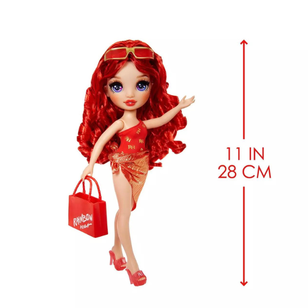 Rainbow High Swim & Style Ruby Doll – Red Fashion Doll
