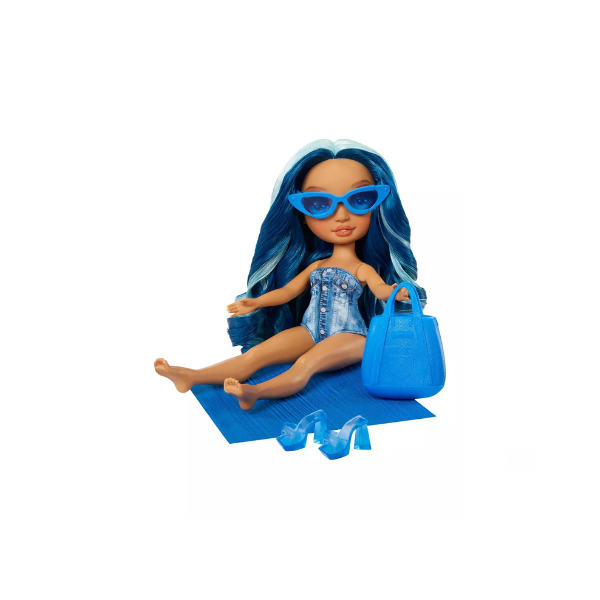 Rainbow High Swim & Style Skyler Doll – Blue Fashion Doll