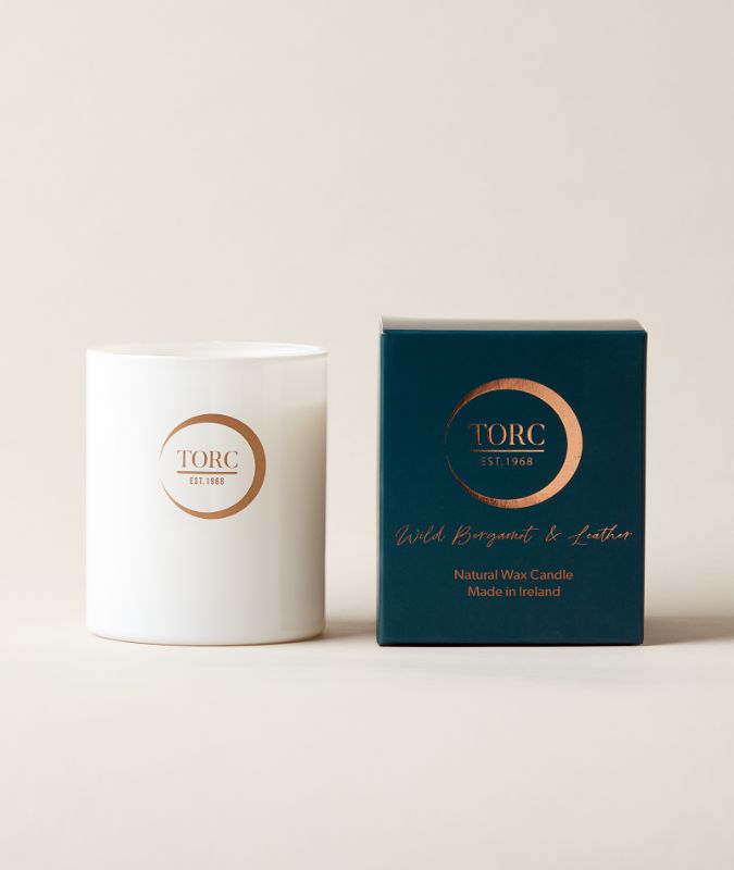 TORC Wild Bergamot & Leather Scented Candle