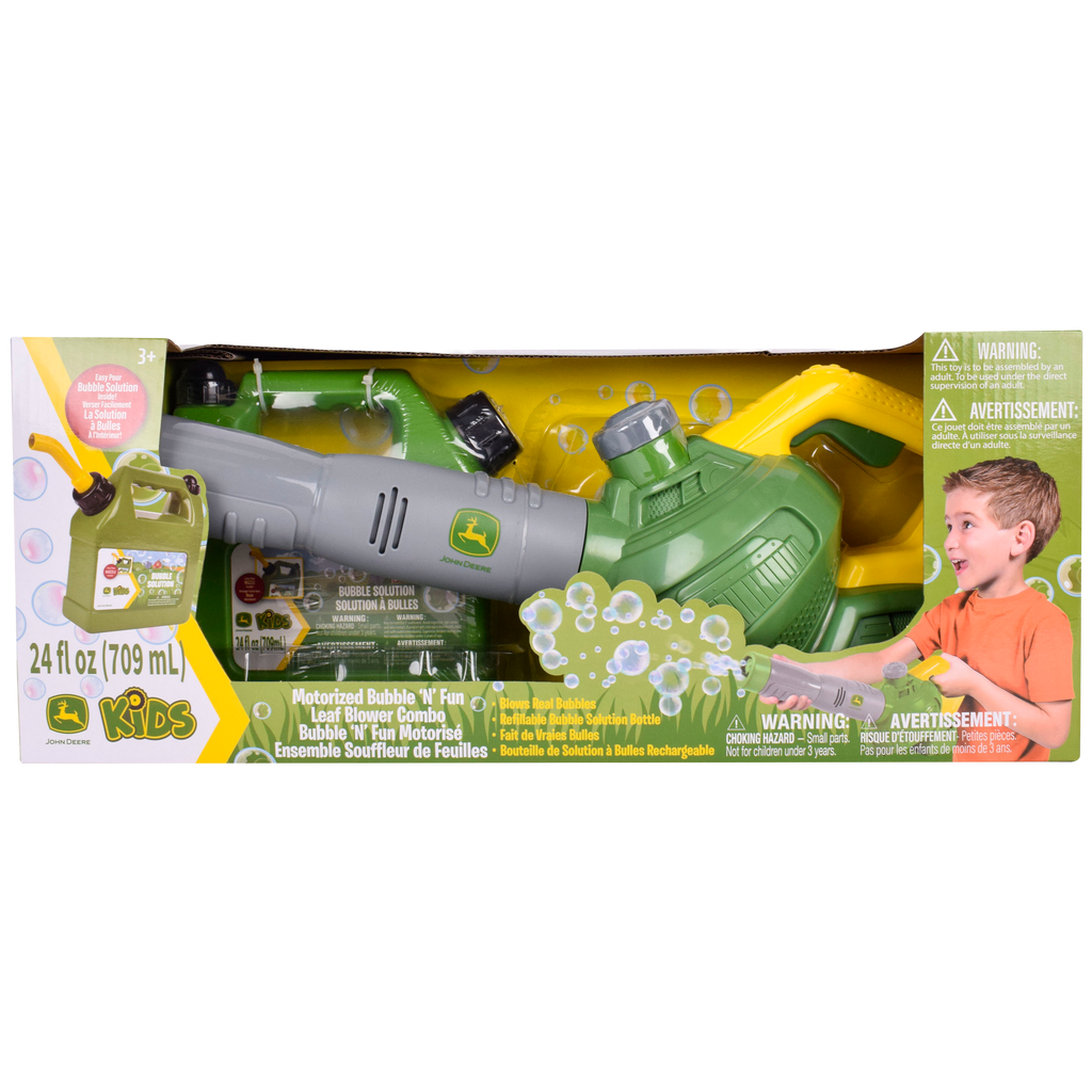 John Deere Kids Leaf Blower & Refill Can