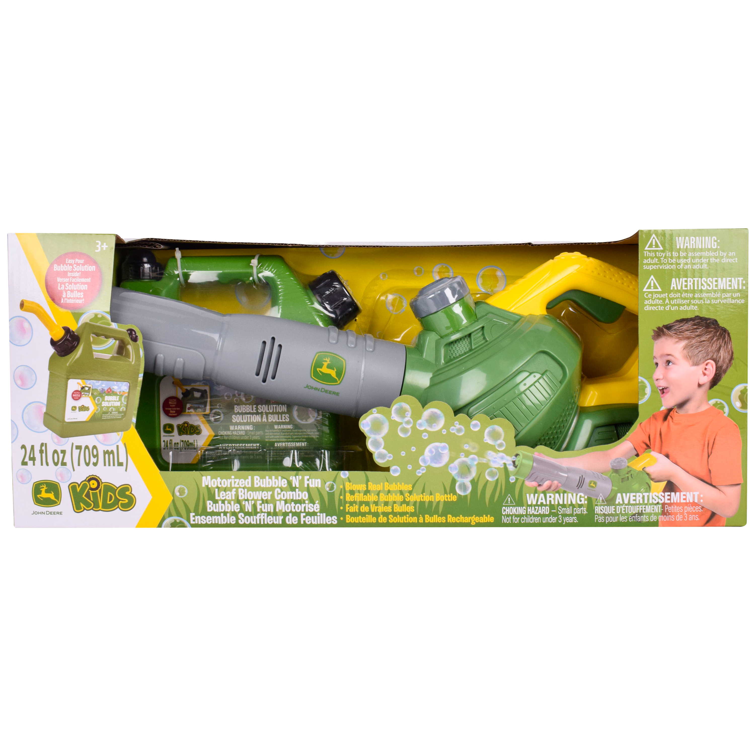 John Deere Kids Leaf Blower & Refill Can