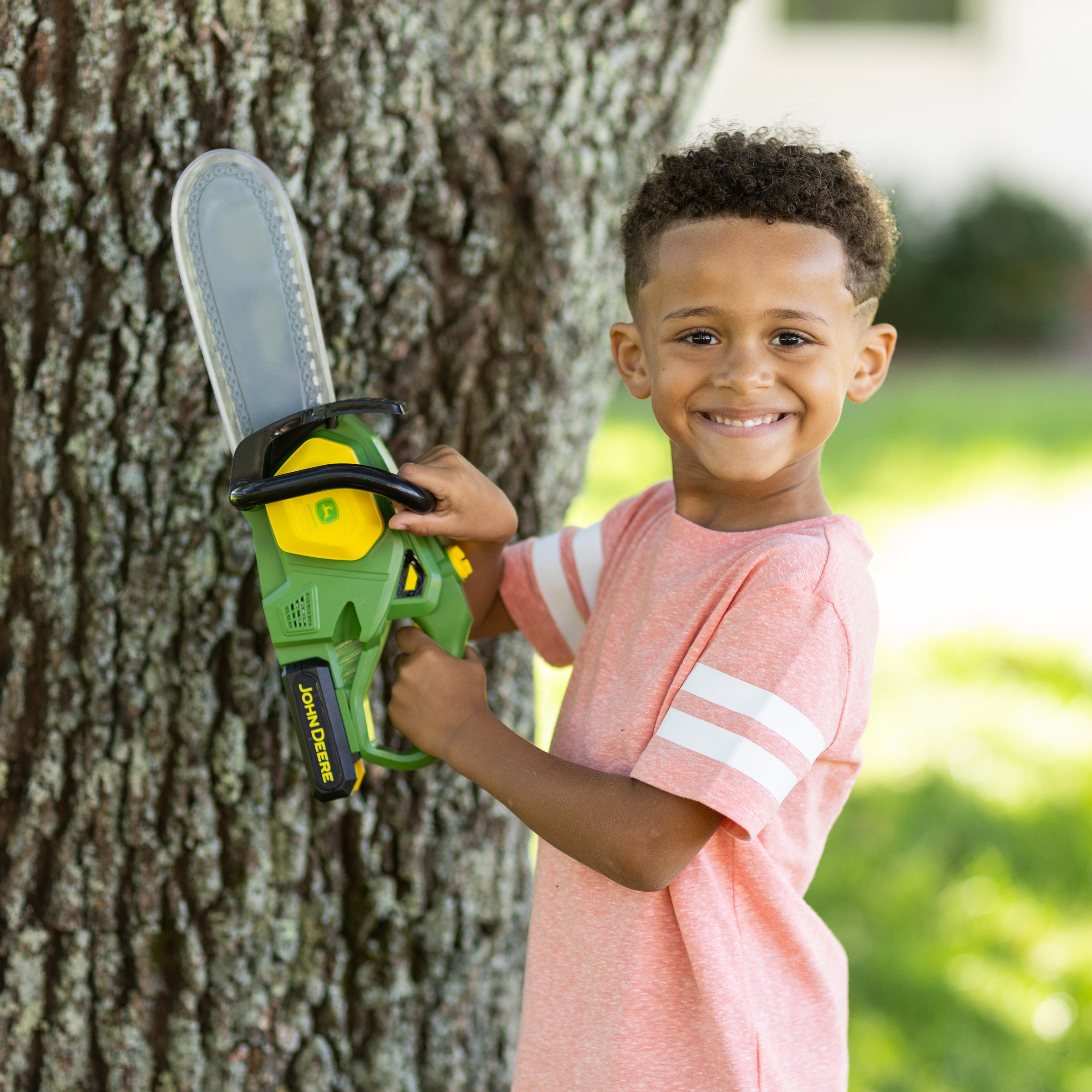 John Deere Kids Motorised Chainsaw by Tomy