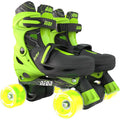 Neon Combo Skates – Green | Adjustable Inline & Quad Skates for Kids