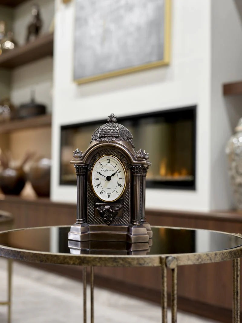 Monaghan Clock Genesis “Oval Clock” – Elegant Mantel Clock for Irish Homes