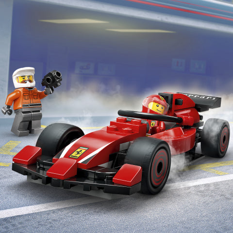 LEGO F1 Pit Stop & Pit Crew with Ferrari Car 60443