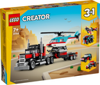 LEGO Flatbed Truck with Helicopter 31146
