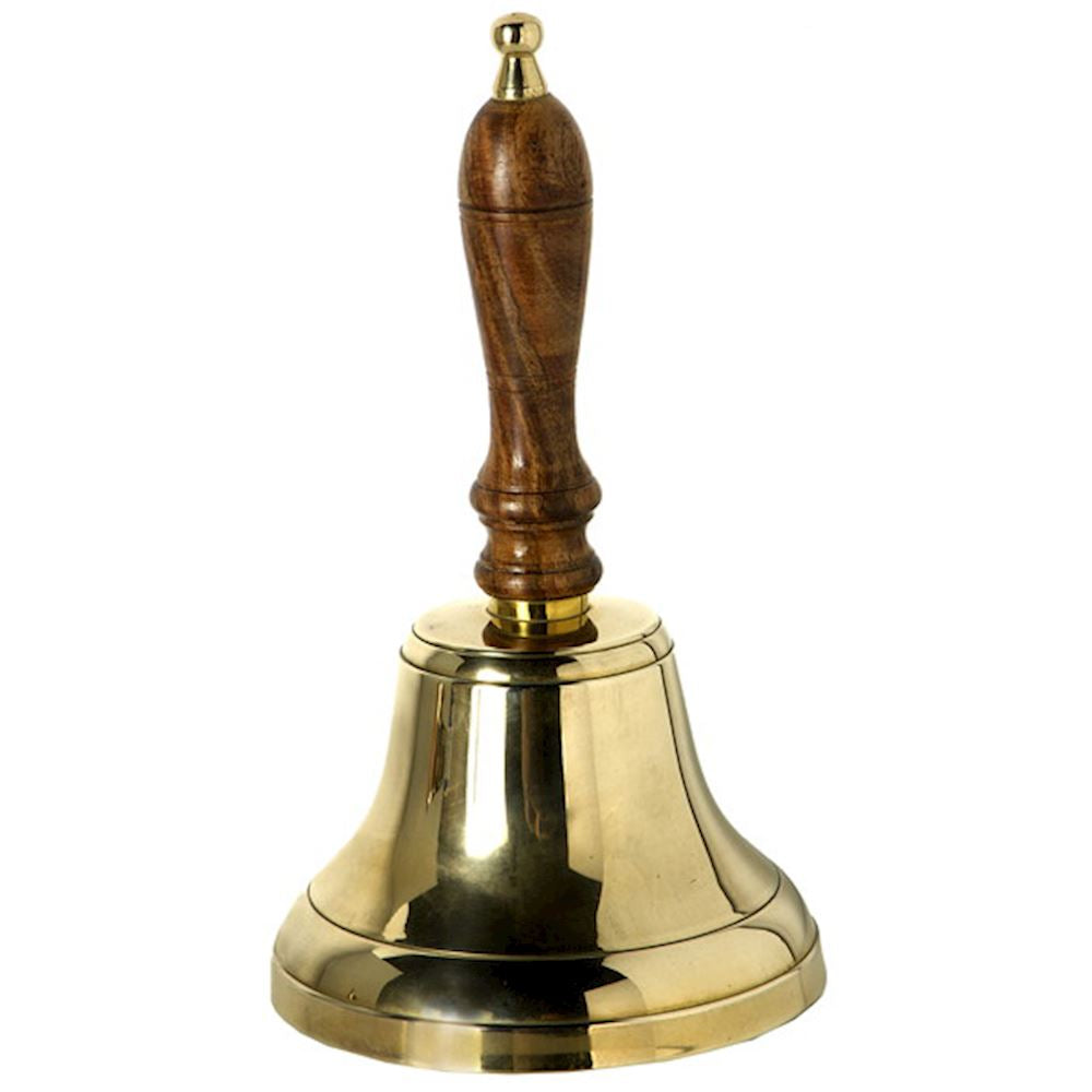 SOLID BRASS HANDBELL 14x25cm - Flemings Department Store