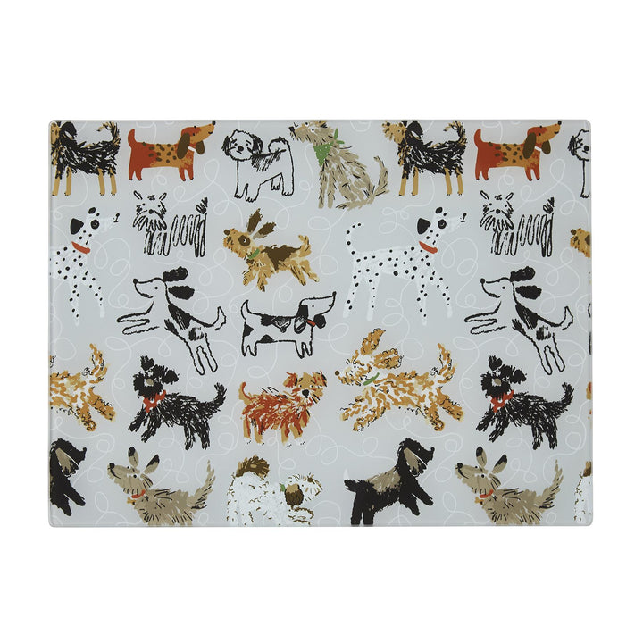 Ulster Weavers Dog Days Glass Worktop Saver One Size in Grey - Flemings Department Store