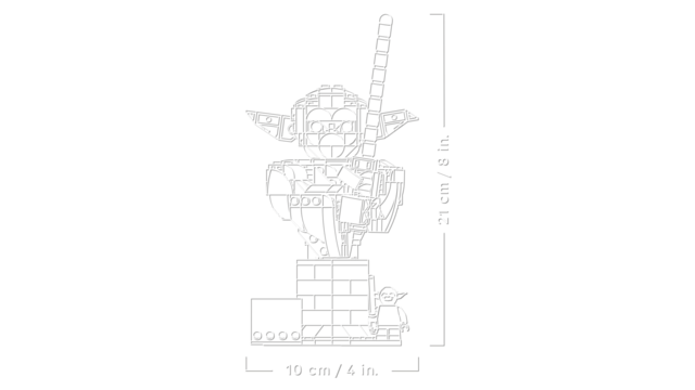 LEGO Yoda Bust 75438 – product image 4