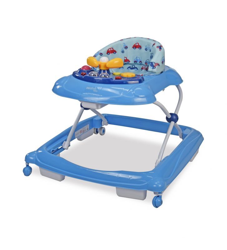 Asalvo Baby Walker Cars | Interactive Baby Walker with Activity Tray