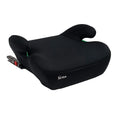 Asalvo CoreFix Booster Seat in Black car seat with a visible brand logo on a white background