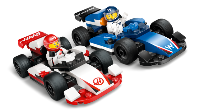 LEGO F1 Williams Racing & Haas F1 Race Cars 60464