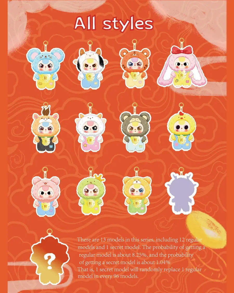 Baby Three Twelve Zodiac V2 Plush Blind Box -