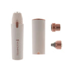 Remington hair removal device with attachments on a white background