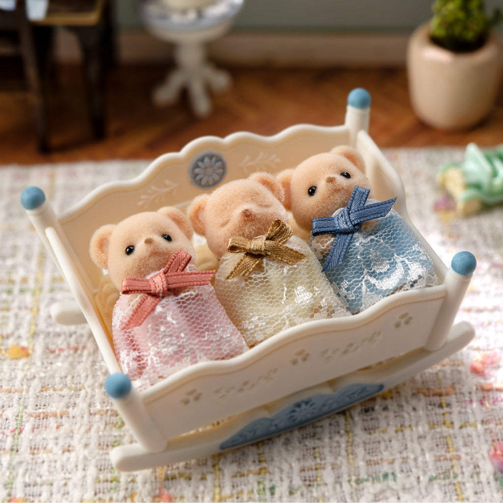 Sylvanian Families Biscuit Bear Sleepy Triplets - image 2
