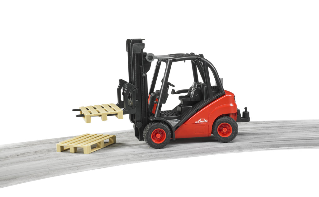 BRUDER 02511 LINDE H30D FORKLIFT WITH PALLET
