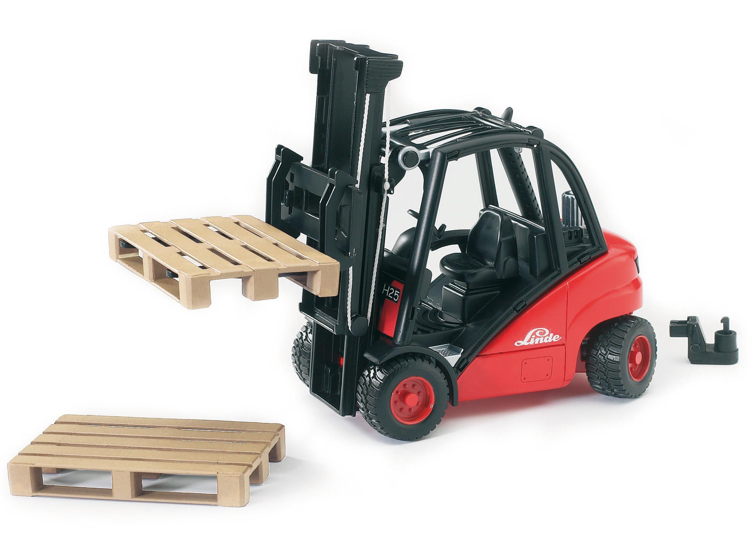 BRUDER 02511 LINDE H30D FORKLIFT WITH PALLET