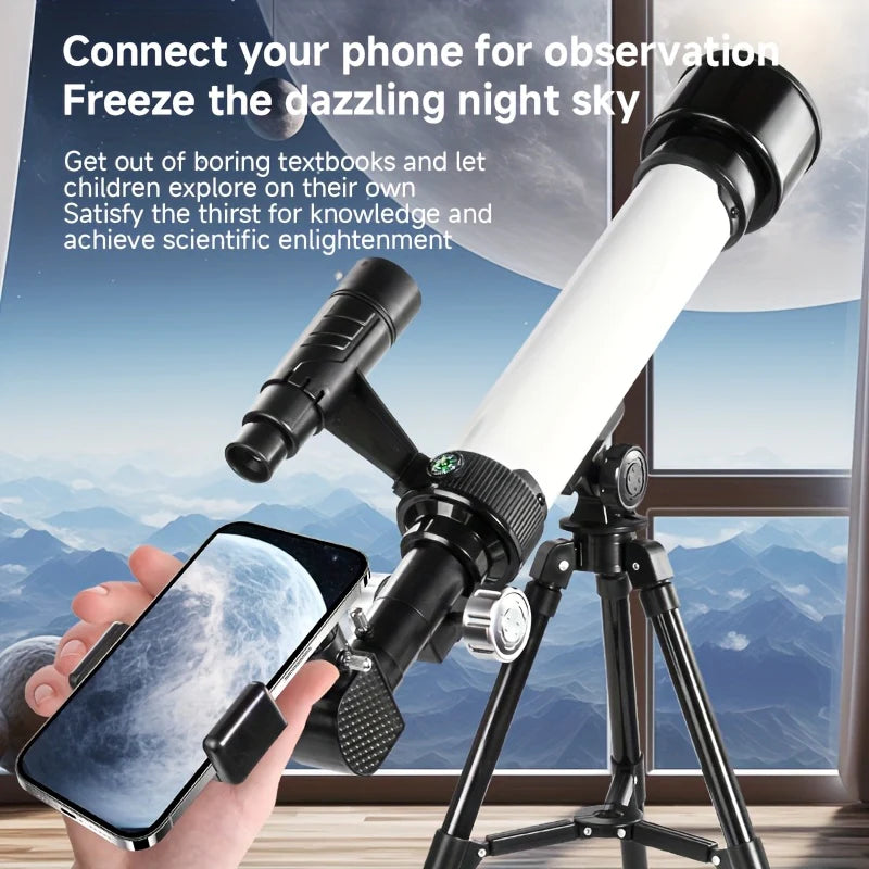 50/500mm Astronomical Telescope – Stargazing Kit with Smartphone Holder & Tripod