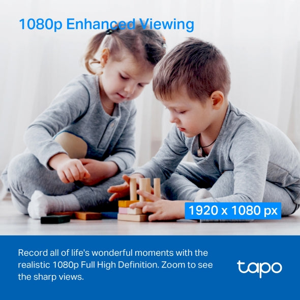 Tapo C200 Pan/Tilt Wi-Fi Camera – 1080p, Motion Alerts, Night Vision