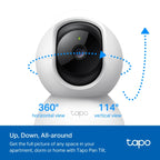 Tapo C200P2 Pan/Tilt Wi-Fi Camera – 1080p, Alarms, Motion Alerts