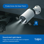 Tapo C420S2 Wire-Free 2K Security Cameras – 2-Pack, Night Vision, AI