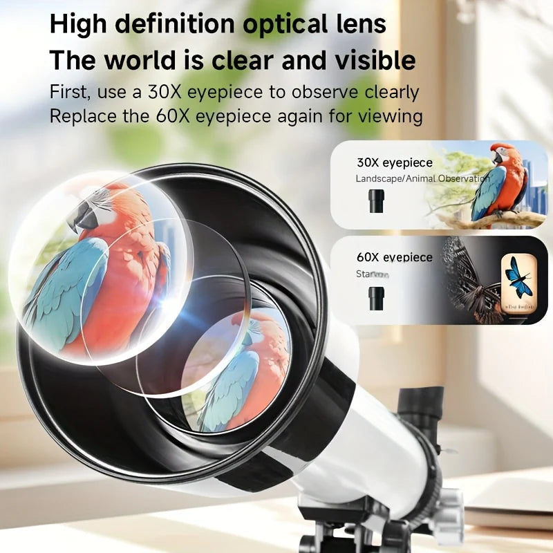 50/500mm Astronomical Telescope – Stargazing Kit with Smartphone Holder & Tripod