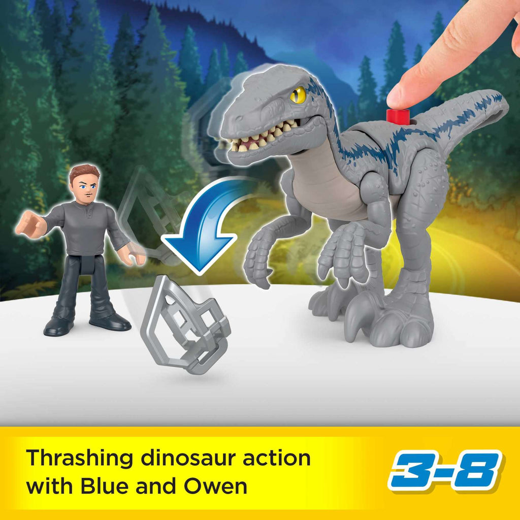 Imaginext Jurassic World Breakout 'Blue' - Flemings Department Store