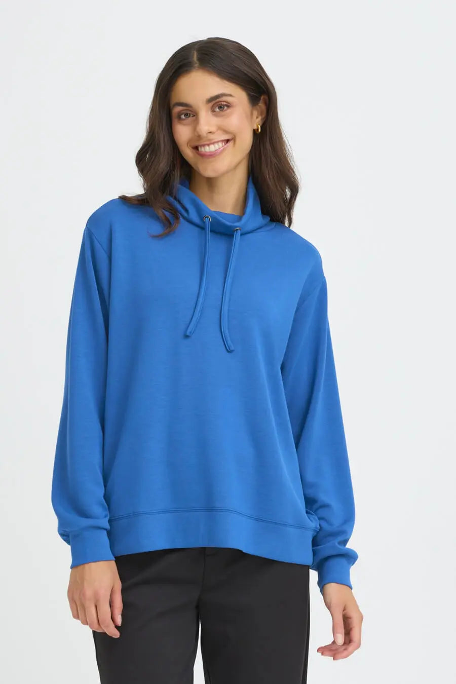 Fransa FRZASHINE Hoodie - True Blue