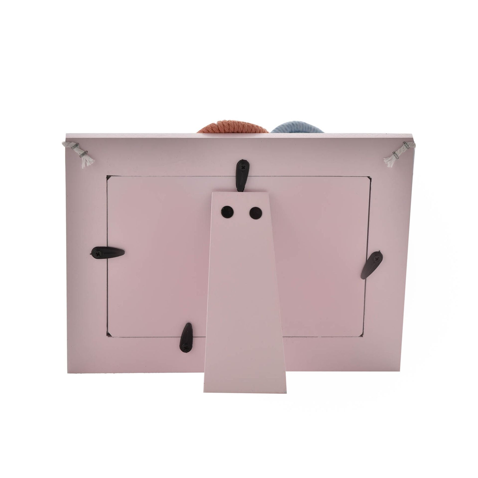 PETIT CHERI WOODENPHOTO FRAME MACRAME RAINBOW BABY GIRL 6X4"