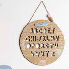 HOVER TO ZOOM IMAGES PETIT CHERI ALPHABET PLAQUE 24CM X 24CM