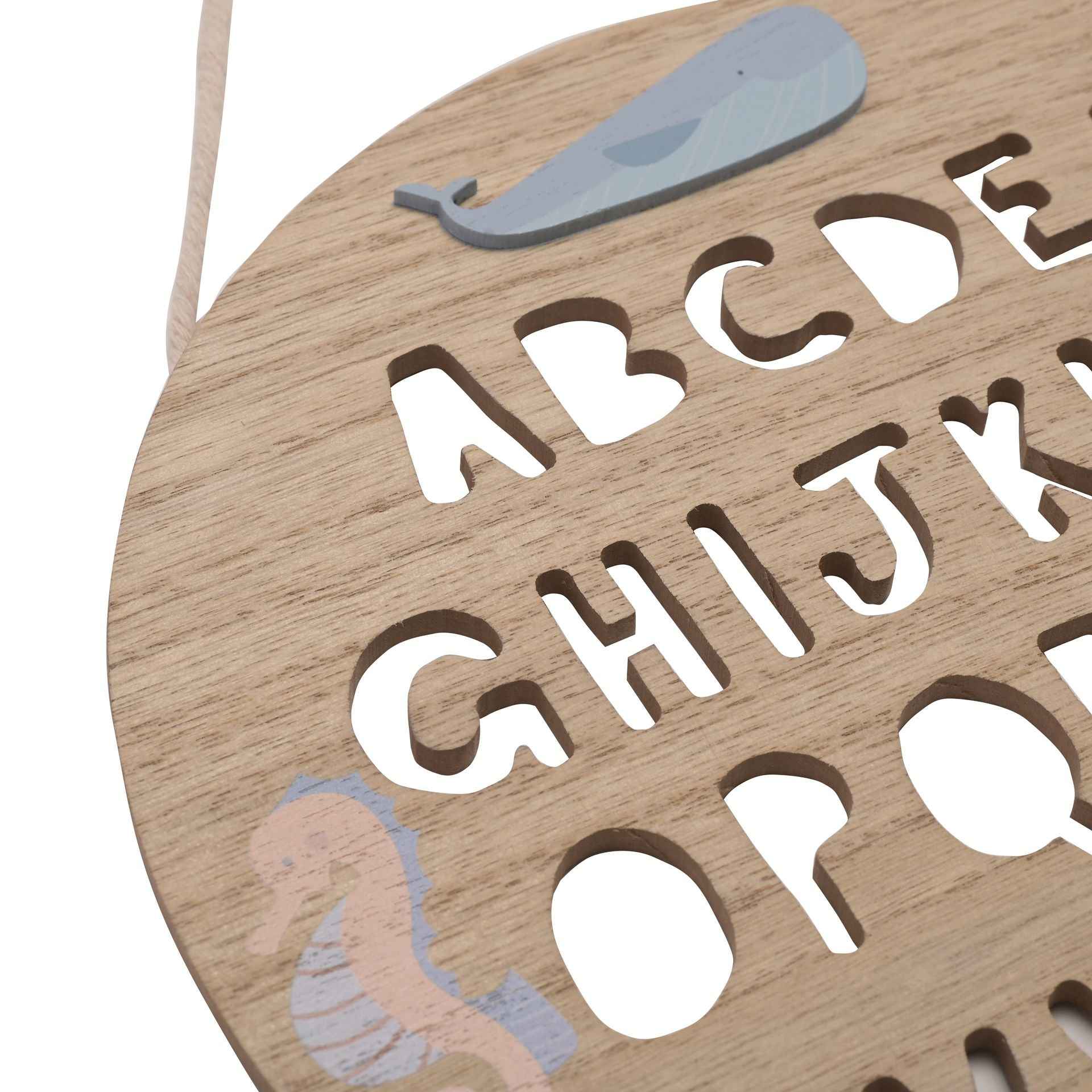 HOVER TO ZOOM IMAGES PETIT CHERI ALPHABET PLAQUE 24CM X 24CM