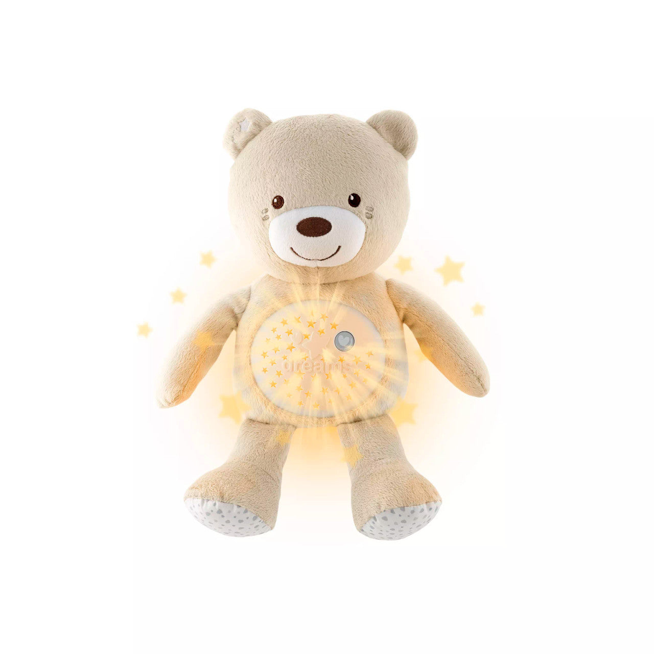 Chicco First Dreams Baby Bear Plush and Projector – Soothing Night Light Teddy